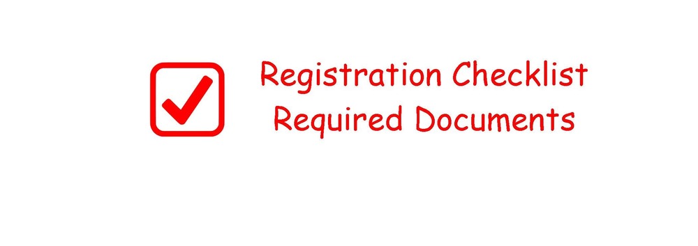 Registration Checklist